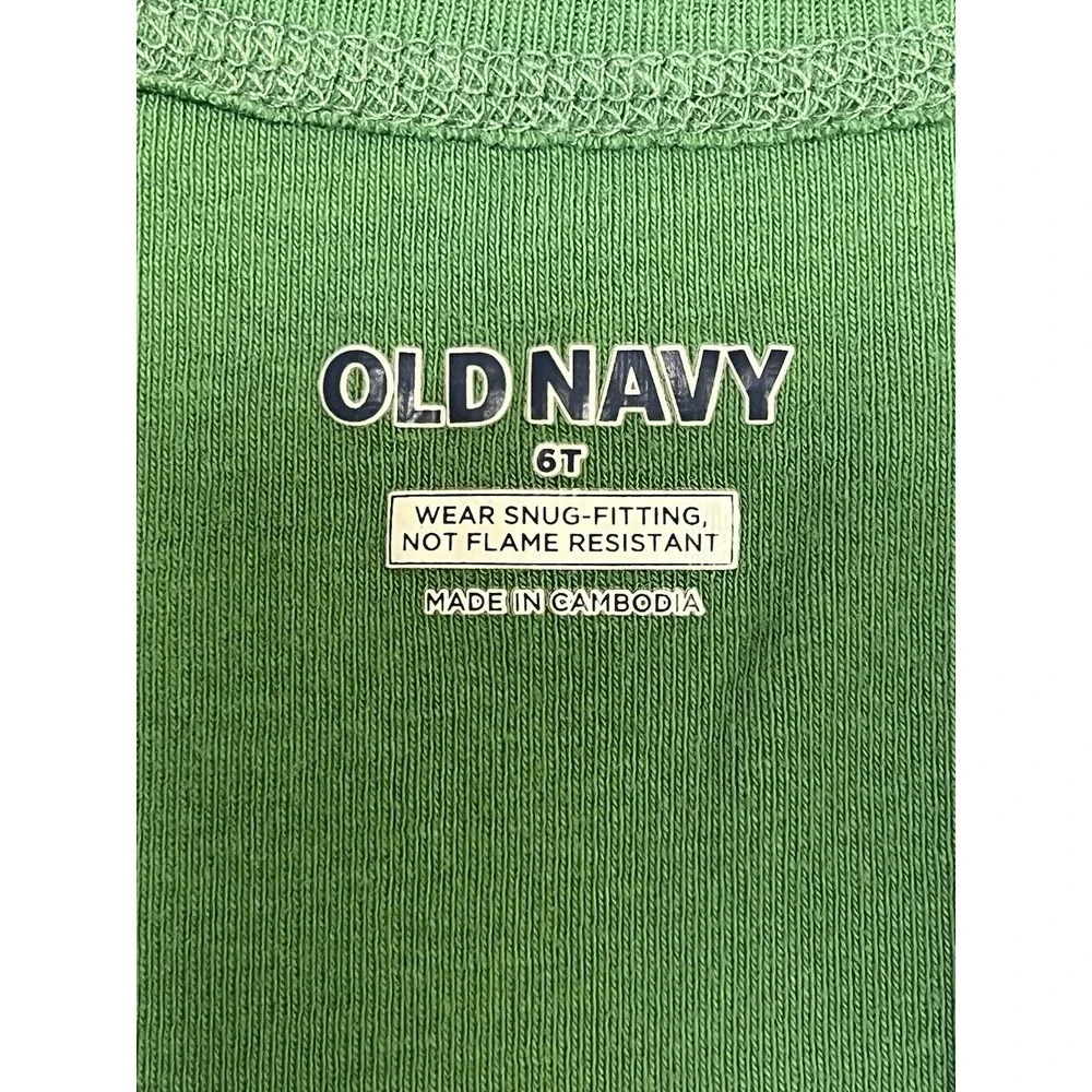 Old Navy 6 Toddler One Piece Sleepers Lot of 3 Footless Warm Cozy Kids‎
